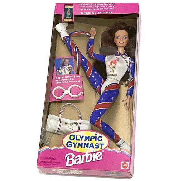 Vintage 1996 Olympic Gymnastic Barbie Doll - Picture 6 of 11